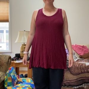 CLOSET SALE wine colored tunic